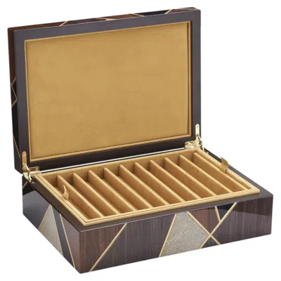 Pre-owned Morici Tellux Sc2 Vulcano Brown Pen Box