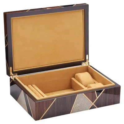 Pre-owned Morici Tellux Vulcano Sc1 Jewelry Box #1 In Brown