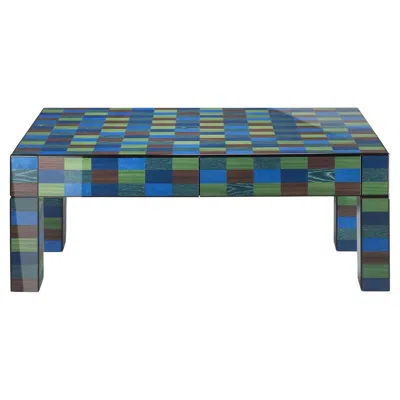 Pre-owned Morici Venezia Cannaregio Multicolor Wood Coffee Table In Brown