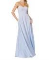 Morilee A-line Chiffon Bridesmaid Dress In Fog In Blue