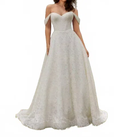 Morilee Blu-river Bridal Gown In Shades Of Ivory In Beige