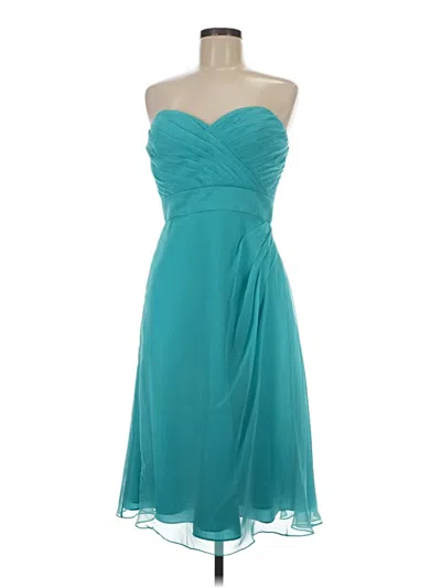 Pre-owned Morilee By Madeline Gardner Cocktail Dress In Blue