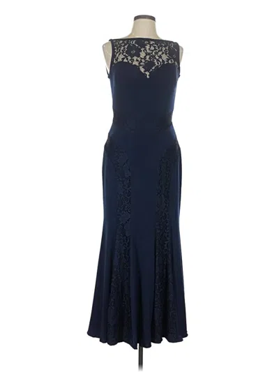 Pre-owned Morilee By Madeline Gardner Cocktail Dress In Blue
