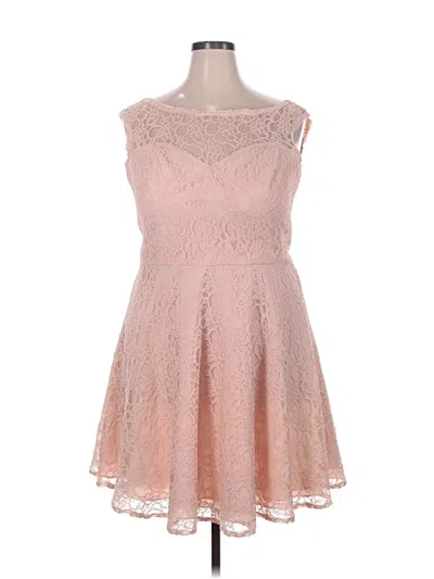 Pre-owned Morilee By Madeline Gardner Cocktail Dress In Pink