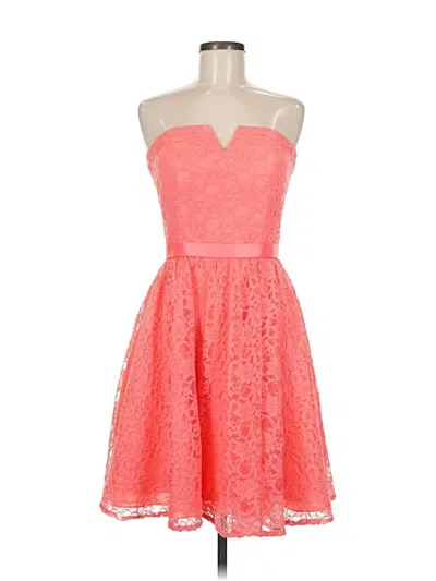 Pre-owned Morilee By Madeline Gardner Cocktail Dress In Pink