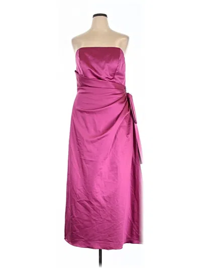 Pre-owned Morilee By Madeline Gardner Cocktail Dress In Purple