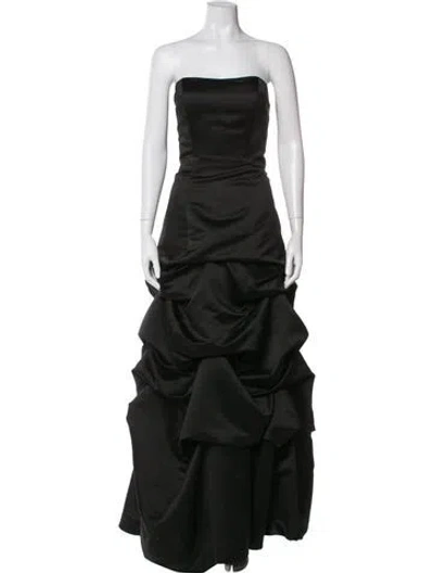 Pre-owned Morilee By Madeline Gardner Strapless Long Dress In Multi