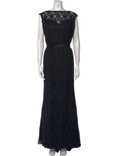 Pre-owned Morilee By Madeline Gardner Vintage Long Dress In Black