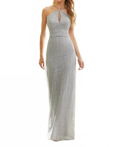 Morilee Caviar Mesh Bridesmaid Dress In Silver