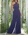 Morilee Chiffon Jumpsuit In Sapphire In Blue