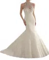 Morilee Crystal Beading Bridal Dress In Ivory In White