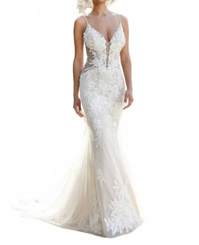 Morilee Fortunata Gown In Shades Of Ivory In White