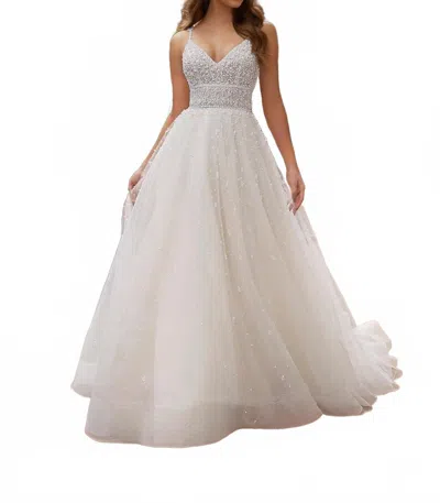 Morilee Jaqueline Gown In Shades Of Ivory In Beige