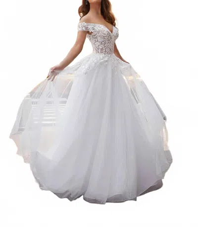 Morilee Joaquina Gown In Shades Of Ivory In White