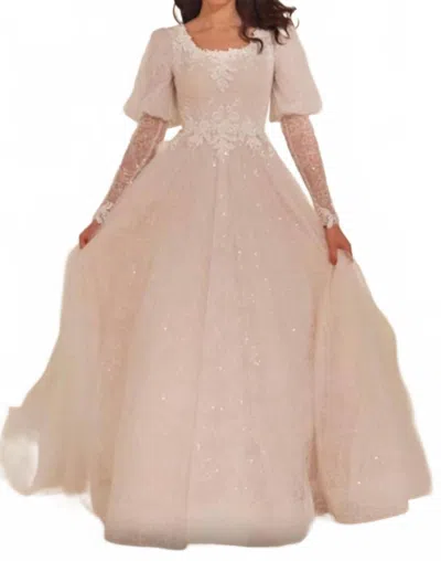 Morilee Lilian Gown In Shades Of Ivory In Neutral