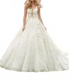 Morilee Maritza Three Dimensional Wedding Dress In Ivory In White