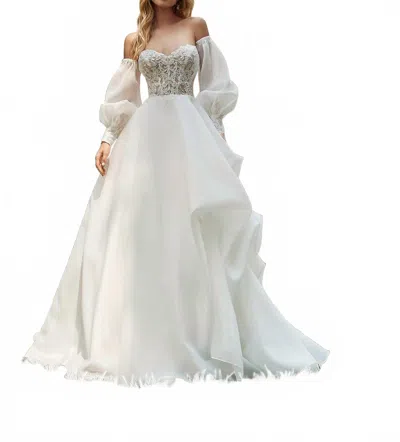 Morilee Paradisa Billowing Wedding Dress In Ivory In White