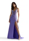 Morilee Prom 49045 Fitted Long Formal Sequin Prom Dress In Multi
