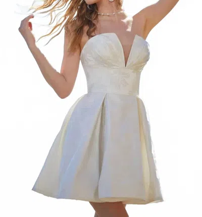 Morilee Reception Dress In Ivory In Multi