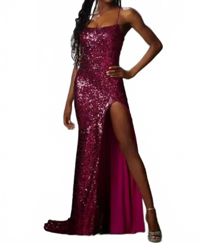 Morilee Sparkling Prom Dress In Jubilee In Purple
