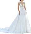 Morilee Sparrow Lined Wedding Dress In Ivory In White