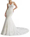 Morilee Summer Sheath Wedding Dress In Ivory In Multi