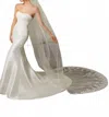 Morilee Venice Lace Cathedral Length Wedding Veil In Ivory/gold In Neutral