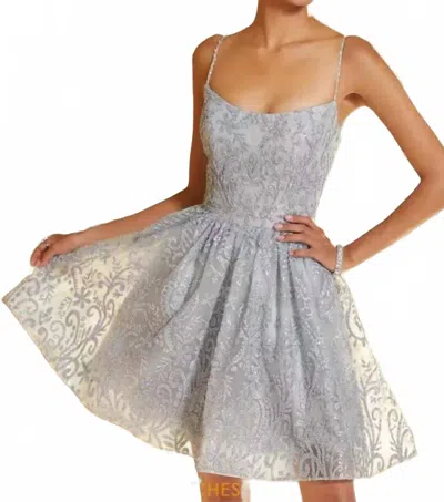 Morilee Women's Mini Dress In Silver