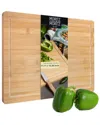 Moritz & Moritz Xxl Bamboo Cutting Board With Juice Groove