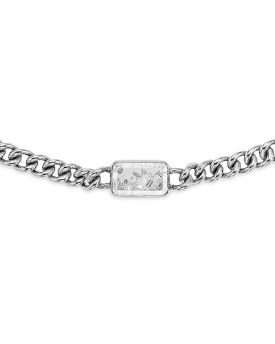 Moritz Glik 18k White Gold Diamond Shaker Unidinho Choker Necklace, 15 In Silver