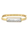 Moritz Glik Core Diamond Shaker Bangle In 18k Gold In Gold