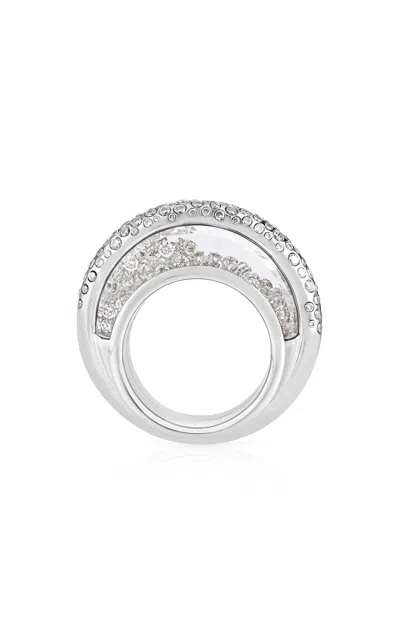 Moritz Glik Artemis 18k White Gold Diamond Ring In White