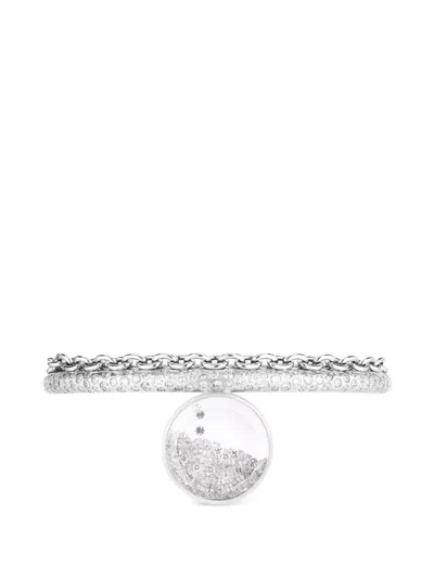 Moritz Glik Bambole Armspange Mit Diamanten In Metallic