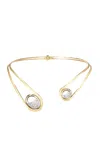 Moritz Glik Cascavel 18k Yellow Gold And Diamond Choker