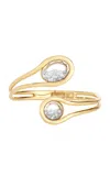 Moritz Glik Cascavel 18k Yellow Gold Diamond Sapphire Bracelet