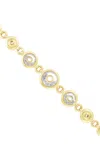 Moritz Glik Disco 18k Yellow Gold Diamond Bracelet
