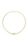 Moritz Glik Elo 18k Yellow Gold Diamond Necklace In Gold