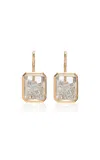Moritz Glik Esmeralda 18k Yellow Gold Diamond Shaker Earrings