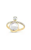 Moritz Glik Eternity Circle 18k Yellow Gold And Diamond Ring