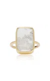 Moritz Glik Ten Fourteen 18k Yellow Gold Diamond Ring