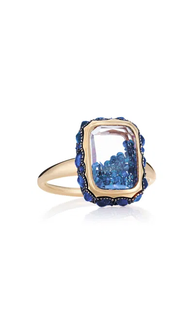 Moritz Glik Ten Fourteen 18k Yellow Gold Diamond Ring