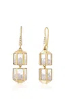 Moritz Glik Torre 18k Yellow Gold Diamond Earrings