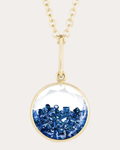 Moritz Glik Women's Blue Sapphire Core 12 Pendant Necklace In Multi