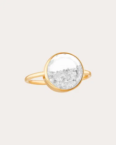 Moritz Glik Women's Core 12 Diamond & 18k Gold Shaker Ring