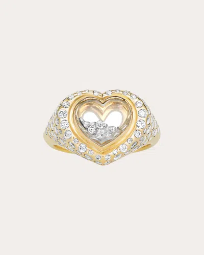 Moritz Glik Women's Diamond Afeto Gala Signet Ring In Gold