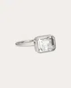 Moritz Glik Women's Esmeralda Diamond & 18k Gold Shaker Ring In White