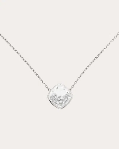 Moritz Glik Women's Diamond & 18k Gold Naipe Shaker Cushion Pendant Necklace In Metallic