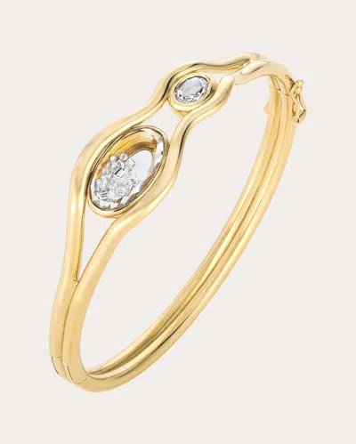 Moritz Glik Women's Diamond & 18k Gold Rastro Shaker Bangle