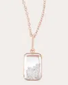 Moritz Glik Women's Diamond & 18k Gold Ten Fourteen Petite Pendant Necklace