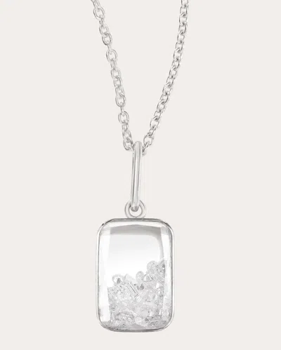 Moritz Glik Women's Diamond & 18k Gold Ten Fourteen Petite Pendant Necklace In Metallic